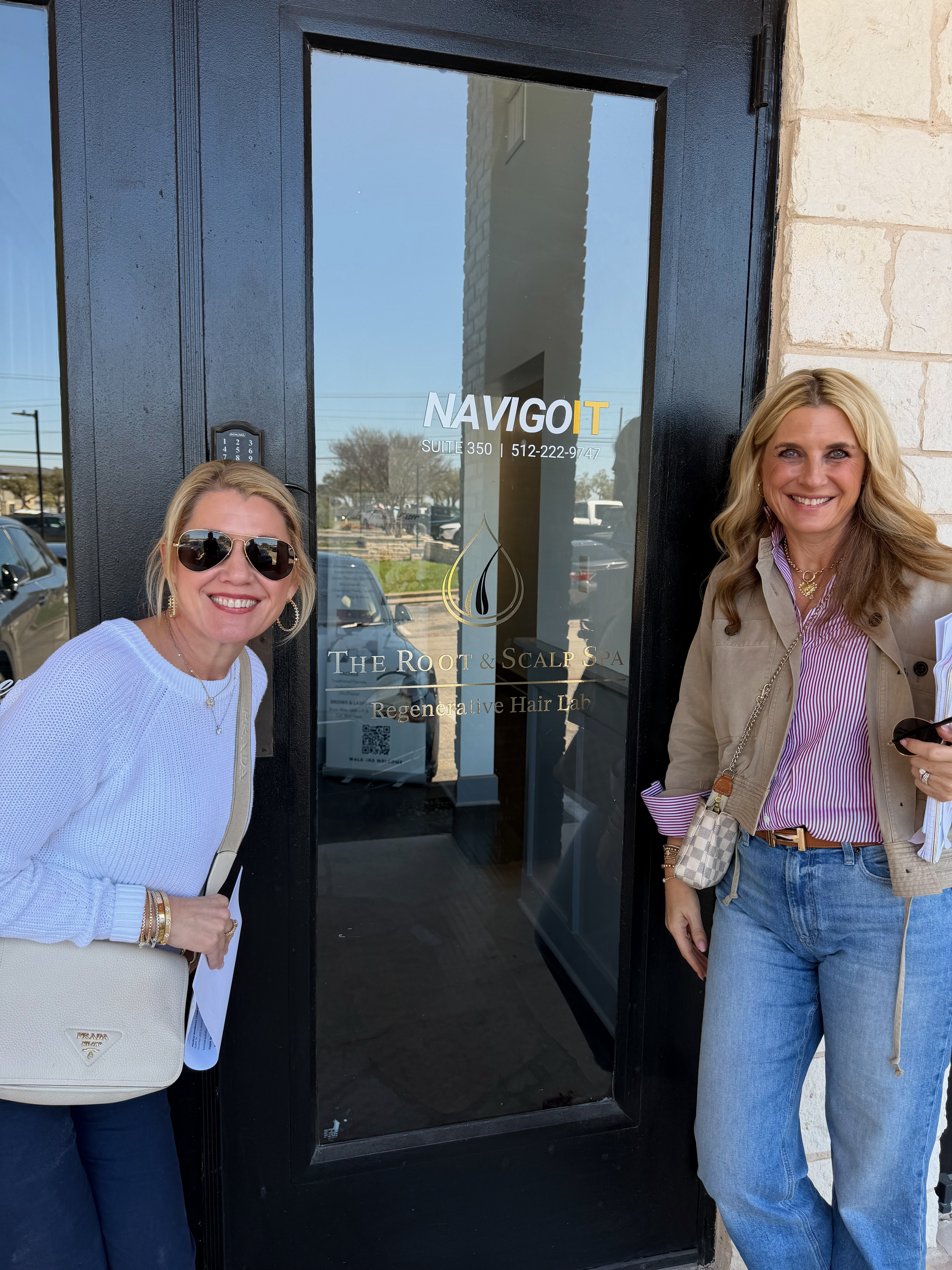 The owners of Root & Scalp Spa